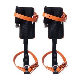VEVOR Tree Climbing Spikes Set, 1 Pair Alloy Steel Climbing Spurs with Safety Rope and Safety Harness, 350lbs Load Capacity Tree Climbing Gear